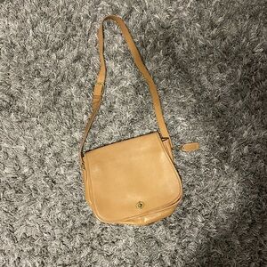 Coach Tan Leather Crossbody Bag